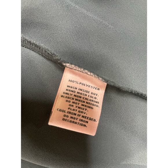 Juicy Couture Large womens blouse long sleeve top bling accent 0635 - Picture 4 of 7